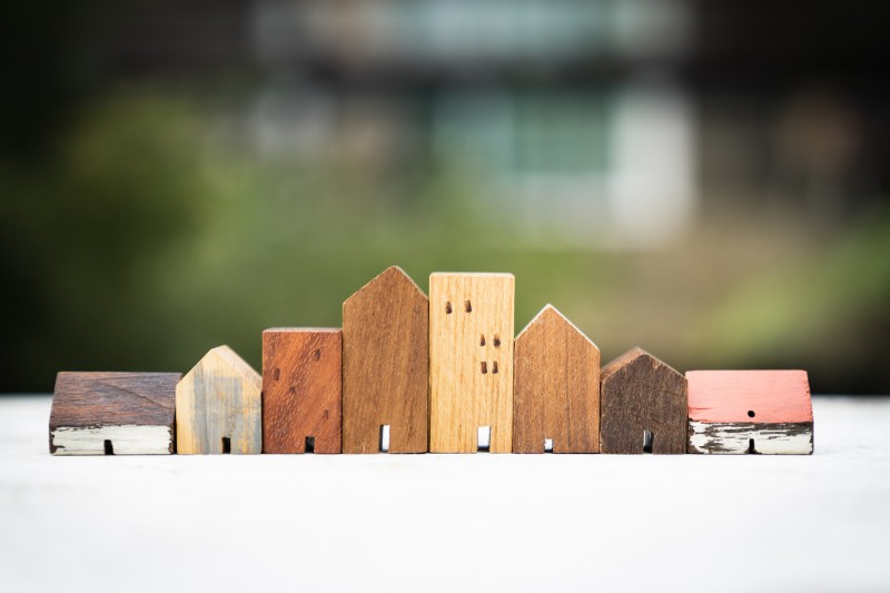 Wooden House Models
