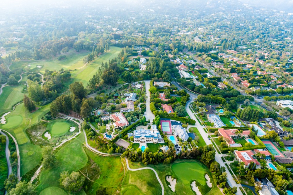 Beverly Hills Aerial View